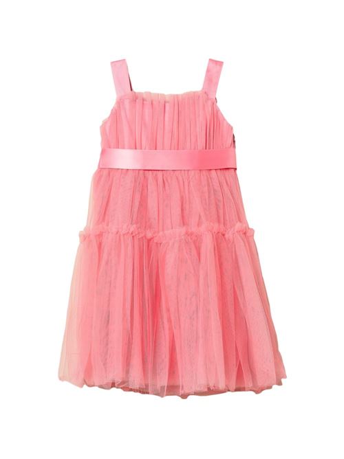 Abito bambina Twinset rosa con ricamo logo TWINSET Kids | 261GB213107207